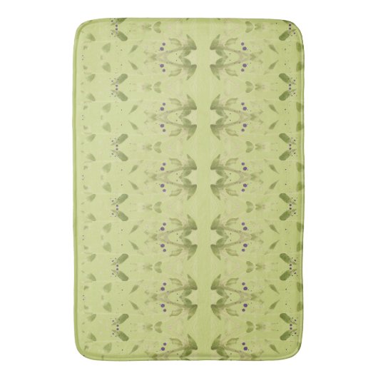 Stijlvolle olijfgroene badmat (Voorkant Verticaal)