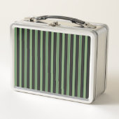 Stijlvolle  Olive Sage Groen Zwart 3D Gestreept (Voorkant)