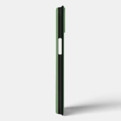 Stijlvolle  Olive Sage Groen Zwart 3D Gestreept Case-Mate iPhone Case (Achterkant / Rechts)