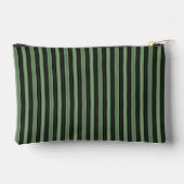 Stijlvolle  Olive Sage Groen Zwart 3D Gestreept Etui (Achterkant)