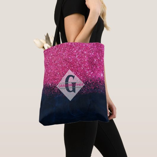 Stijlvolle OMA Schoudertas met Monogram Tote Bag (Dichtbij)
