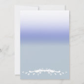 Stijlvolle Ombre Blue Pastel Vrijgezellenfeest Sja Kaart (Achterkant)