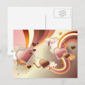 Stijlvolle ontwerpachtergrond briefkaart (Voorkant / Achterkant)