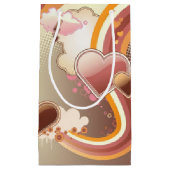 Stijlvolle ontwerpachtergrond klein cadeauzakje (Voorkant)