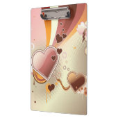 Stijlvolle ontwerpachtergrond klembord (Links)