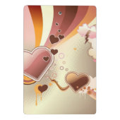 Stijlvolle ontwerpachtergrond mini klembord (Achterkant)