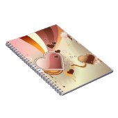 Stijlvolle ontwerpachtergrond notitieboek (Rechterzijde)