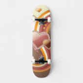 Stijlvolle ontwerpachtergrond skateboard (Voorkant)