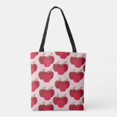 Stijlvolle, op fruit geïnspireerde appel tote bag (Achterkant)