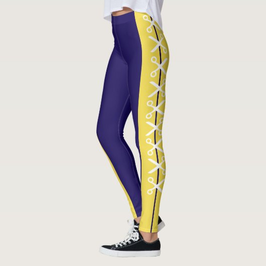 Stijlvolle Open Snijschaar Leggings (Links)