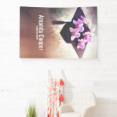 Stijlvolle orchidee afstudeerfeest banner (Insitu)