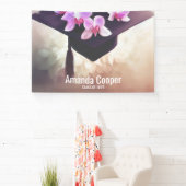 Stijlvolle orchidee afstudeerfeest banner (Insitu)