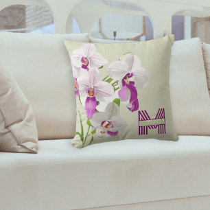 Stijlvolle orchidee kussen