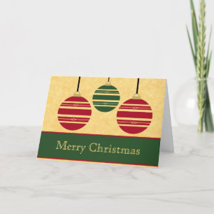 Stijlvolle Ornamenten kerstKaart Feestdagen Kaart