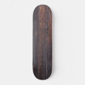 Stijlvolle oude houten korrel skateboard (Voorkant)