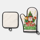 "Stijlvolle ovenwanten & pot houders set - unieke  (Voorkant)