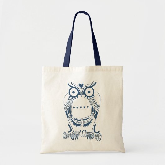 Stijlvolle Owl Tote Bag (Voorkant)