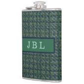 Stijlvolle Oxford Tweed Monogram Heupfles (Links)