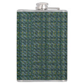 Stijlvolle Oxford Tweed Monogram Heupfles (Achterkant)