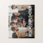 Stijlvolle paar foto script typografie collage legpuzzel (Verticaal)