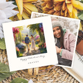 Stijlvolle Paar Schattigee Chic Valentijnsdag kaar Kaart