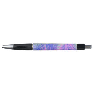 Stijlvolle paarse blauw Abstract veren Pen