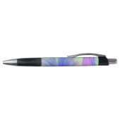 Stijlvolle paarse blauw Abstract veren Pen (Bovenkant)