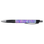 Stijlvolle paarse blauw Abstract veren Pen (Bodem)