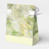 Stijlvolle paarse bloem bedankdoosjes (Achterkant)