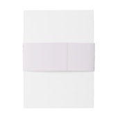 Stijlvolle paarse bloemen uitnodigingen wikkel (Achterkant Voorbeeld)