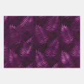 Stijlvolle Paarse en gouden tropische oerwouden bl Inpakpapier Vel (Voorkant 3)