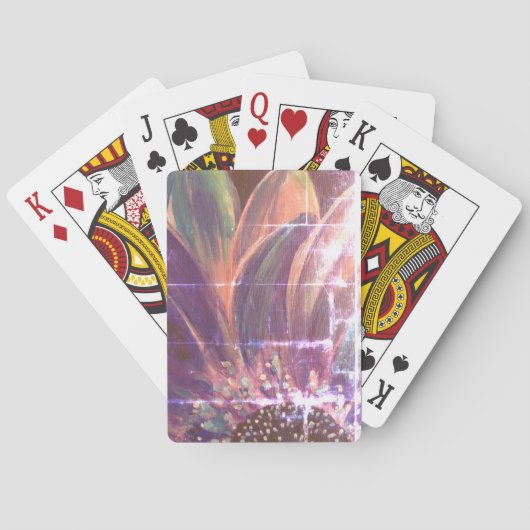  stijlvolle, Paarse fietsenbandkaarten Pokerkaarten (Achterkant)
