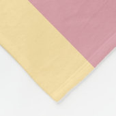 Stijlvolle, Paarse, gele strepen Fleece Deken (Hoek)