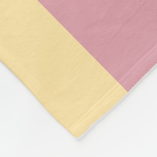 Stijlvolle, Paarse, gele strepen Fleece Deken (Hoek)