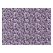 Stijlvolle paarse luipaardprint tafelkleed (Voorkant (Horizontaal))