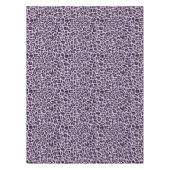 Stijlvolle paarse luipaardprint tafelkleed (Voorkant)