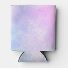 Stijlvolle Paarse roze blauwe Abstracte Waterverf Blikjeskoeler