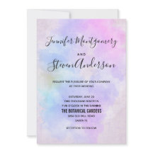 Stijlvolle Paarse roze blauwe Abstracte Waterverf