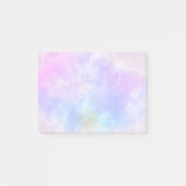 Stijlvolle Paarse roze blauwe Abstracte Waterverf Post-it® Notes (Voorkant)