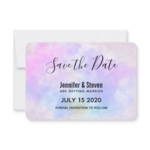 Stijlvolle Paarse roze blauwe Abstracte Waterverf