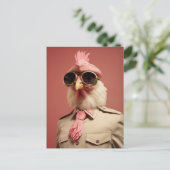 Stijlvolle Paaskip Commander Feestdagenkaart (Staand voorkant)