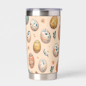 Stijlvolle Paaspatroon 20oz Thermal Tumbler Geïsoleerde Drinkbeker (Links)