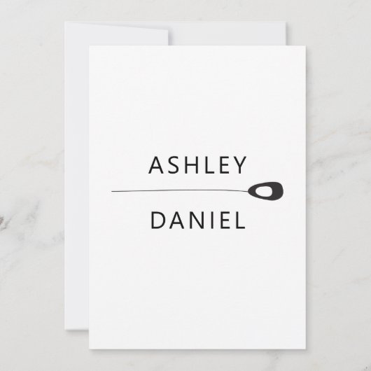 Stijlvolle pacock-feesten Modern Couples Shower Kaart (Achterkant)