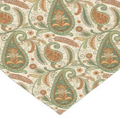 Stijlvolle Paisley Pastel Aardse Boho Dining Accen Lange Tafelloper (Hoek)