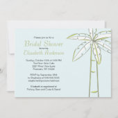 Stijlvolle palmboom — roep-show kaart (Voorkant)