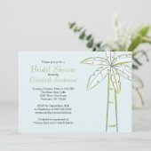 Stijlvolle palmboom — roep-show kaart (Staand voorkant)