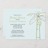 Stijlvolle palmboom — roep-show kaart (Voorkant / Achterkant)