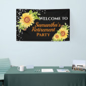 Stijlvolle Panner Floral Sunflower Banner (Beurs)