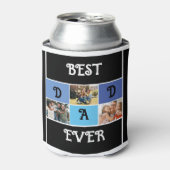 Stijlvolle papa | Aangepaste moderne Vaderdag foto Blikjeskoeler (Blikje Voorkant)