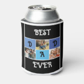Stijlvolle papa | Aangepaste moderne Vaderdag foto Blikjeskoeler (Blikje Achterkant)